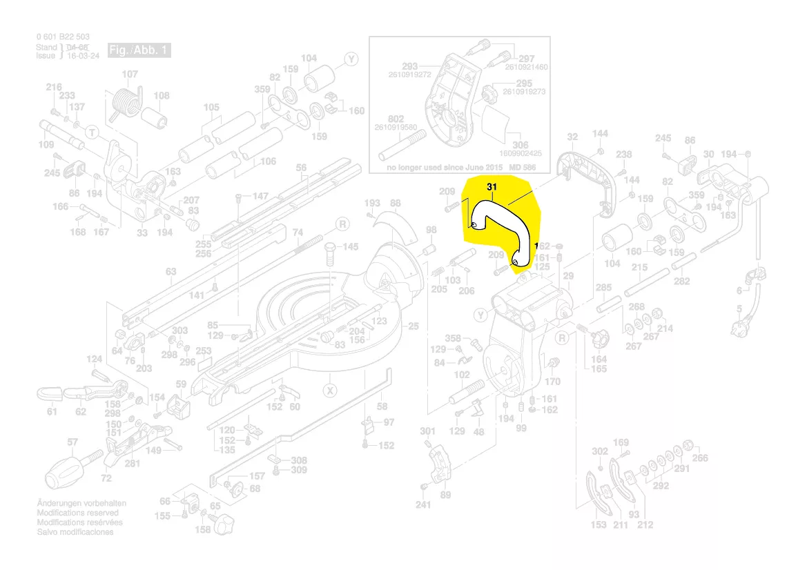 poignée transport réf. 2 610 915 772